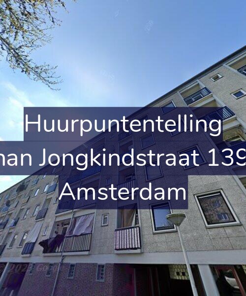 Foto gevel Huurpuntentelling voor Johan Jongkindstraat 139-2, Amsterdam