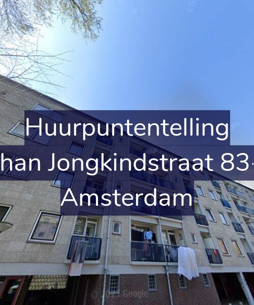 Foto gevel Huurpuntentelling voor Johan Jongkindstraat 83-2, Amsterdam