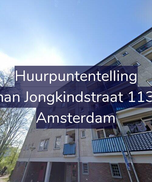 Foto gevel Huurpuntentelling voor Johan Jongkindstraat 113-2, Amsterdam