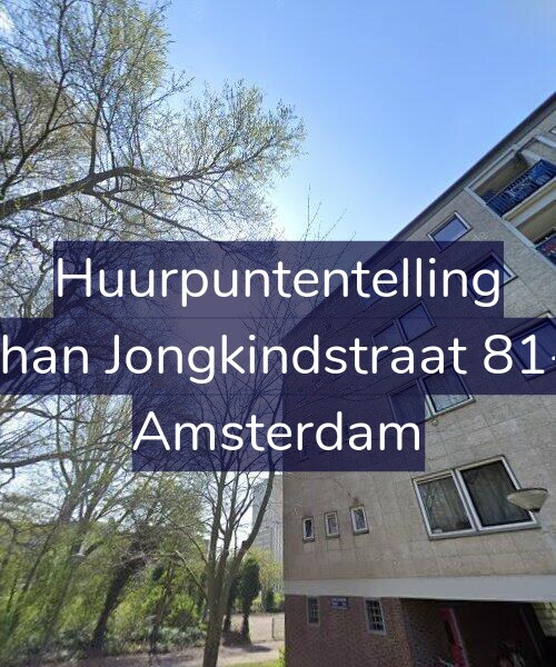 Foto gevel Huurpuntentelling voor Johan Jongkindstraat 81-3, Amsterdam