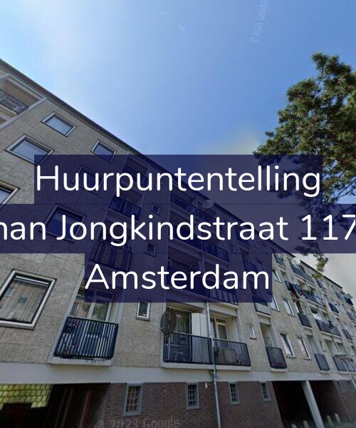 Foto gevel Huurpuntentelling voor Johan Jongkindstraat 117-2, Amsterdam