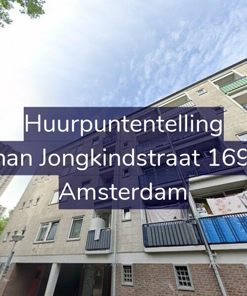 Foto gevel Huurpuntentelling voor Johan Jongkindstraat 169-3, Amsterdam