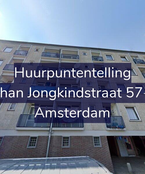 Foto gevel Huurpuntentelling voor Johan Jongkindstraat 57-1, Amsterdam