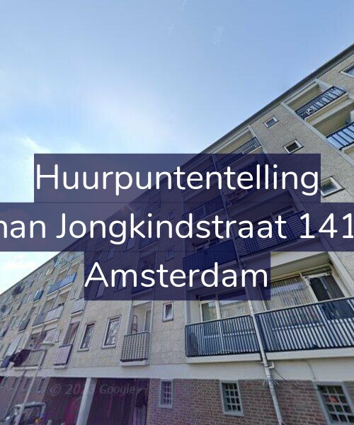 Foto gevel Huurpuntentelling voor Johan Jongkindstraat 141-3, Amsterdam