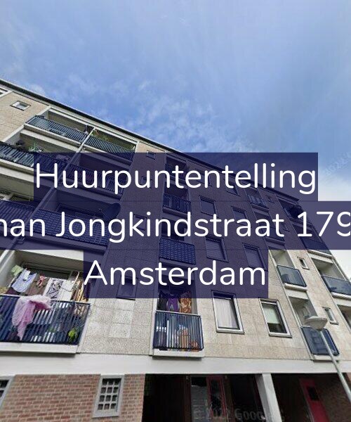 Foto gevel Huurpuntentelling voor Johan Jongkindstraat 179-3, Amsterdam
