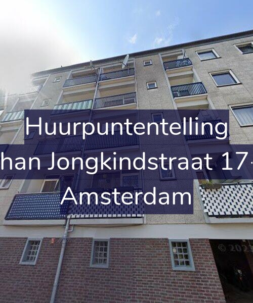 Foto gevel Huurpuntentelling voor Johan Jongkindstraat 17-4, Amsterdam