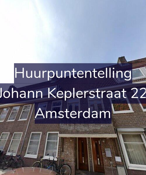Foto gevel Huurpuntentelling voor Johann Keplerstraat 22, Amsterdam