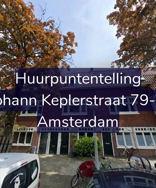 Foto gevel Huurpuntentelling voor Johann Keplerstraat 79-H, Amsterdam