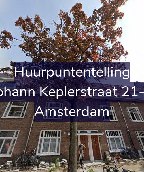 Foto gevel Huurpuntentelling voor Johann Keplerstraat 21-1, Amsterdam