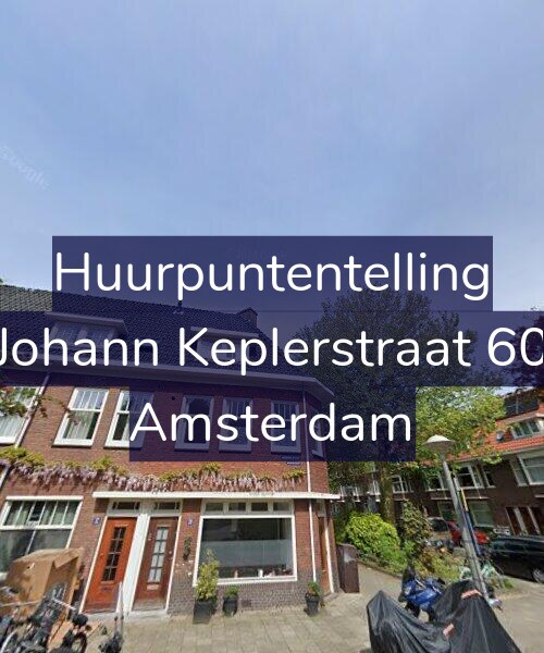 Foto gevel Huurpuntentelling voor Johann Keplerstraat 60, Amsterdam