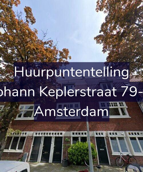 Foto gevel Huurpuntentelling voor Johann Keplerstraat 79-1, Amsterdam