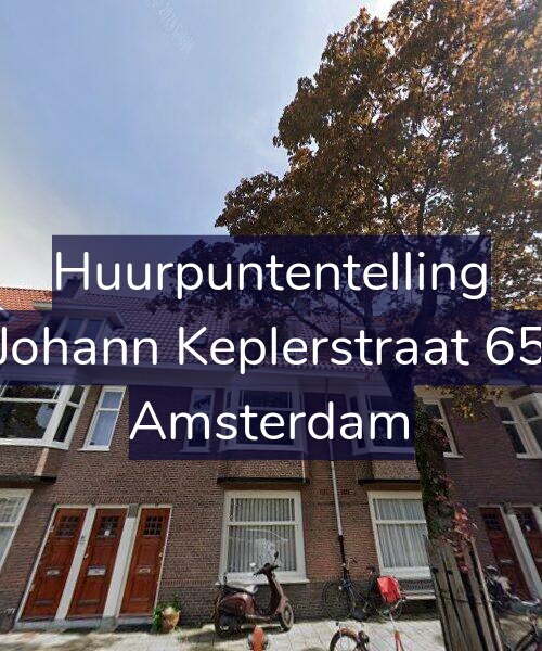 Foto gevel Huurpuntentelling voor Johann Keplerstraat 65, Amsterdam