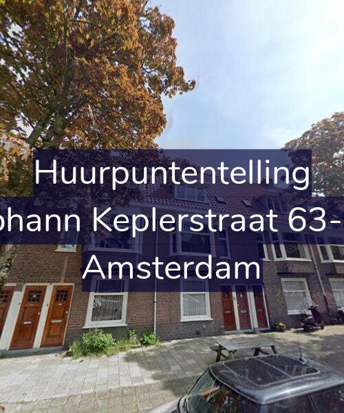 Foto gevel Huurpuntentelling voor Johann Keplerstraat 63-H, Amsterdam
