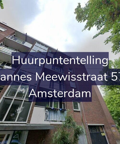 Foto gevel Huurpuntentelling voor Johannes Meewisstraat 57-3, Amsterdam