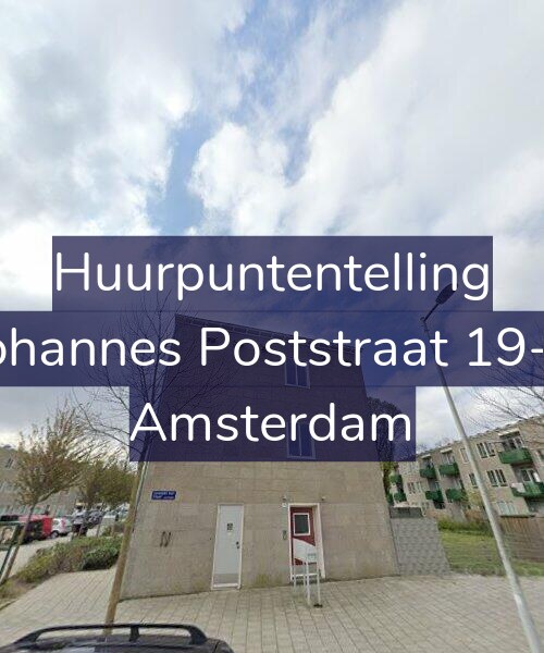 Foto gevel Huurpuntentelling voor Johannes Poststraat 19-1, Amsterdam