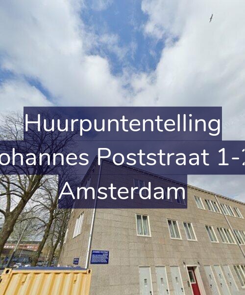 Foto gevel Huurpuntentelling voor Johannes Poststraat 1-2, Amsterdam