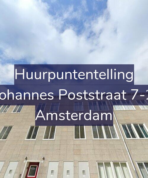 Foto gevel Huurpuntentelling voor Johannes Poststraat 7-2, Amsterdam
