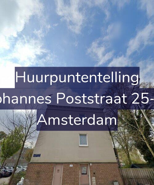 Foto gevel Huurpuntentelling voor Johannes Poststraat 25-2, Amsterdam