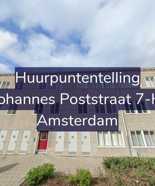 Foto gevel Huurpuntentelling voor Johannes Poststraat 7-H, Amsterdam