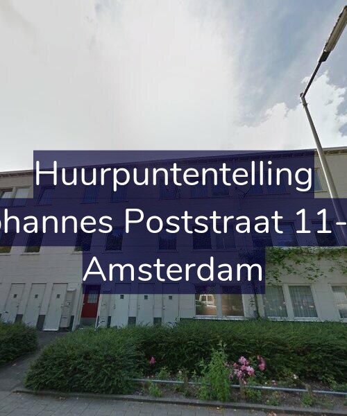 Foto gevel Huurpuntentelling voor Johannes Poststraat 11-H, Amsterdam