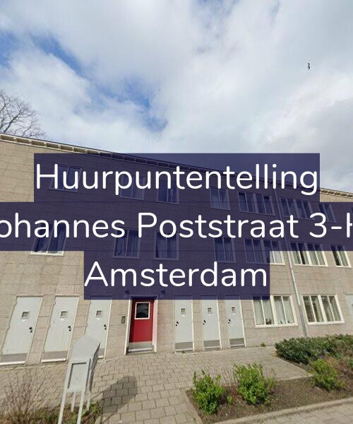 Foto gevel Huurpuntentelling voor Johannes Poststraat 3-H, Amsterdam