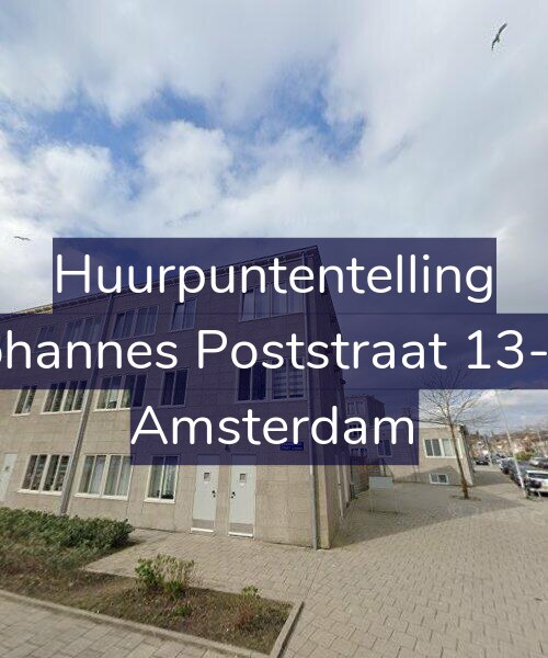 Foto gevel Huurpuntentelling voor Johannes Poststraat 13-H, Amsterdam