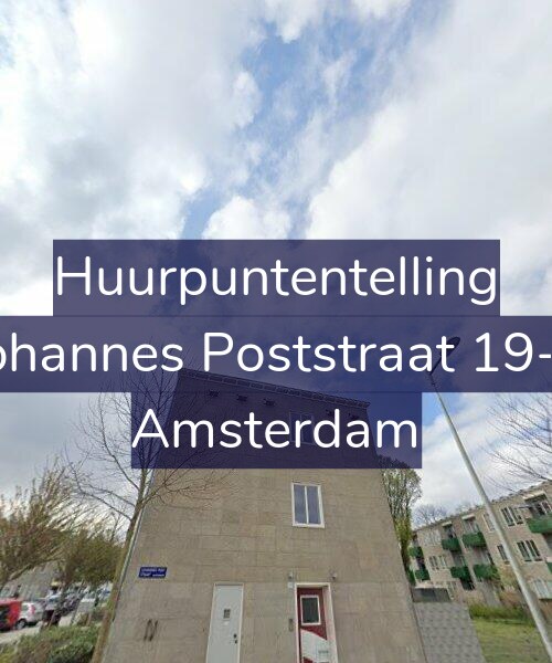 Foto gevel Huurpuntentelling voor Johannes Poststraat 19-2, Amsterdam