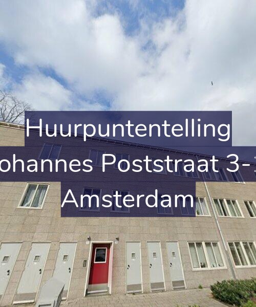 Foto gevel Huurpuntentelling voor Johannes Poststraat 3-1, Amsterdam