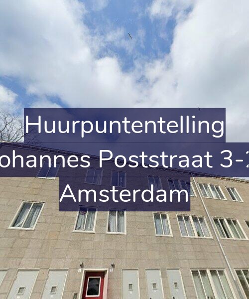Foto gevel Huurpuntentelling voor Johannes Poststraat 3-2, Amsterdam