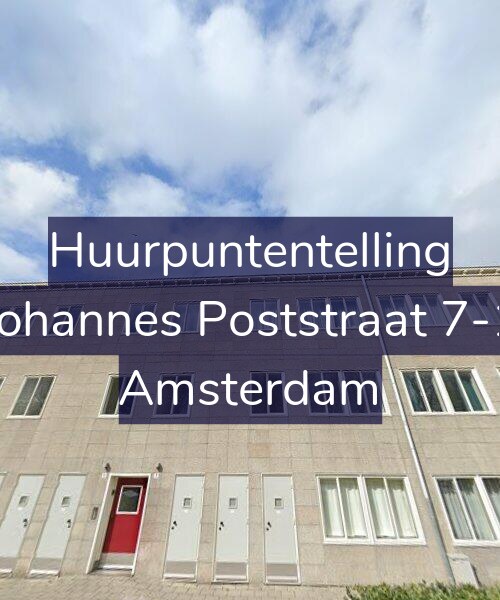 Foto gevel Huurpuntentelling voor Johannes Poststraat 7-1, Amsterdam