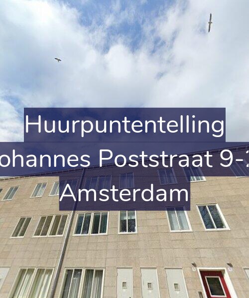 Foto gevel Huurpuntentelling voor Johannes Poststraat 9-2, Amsterdam