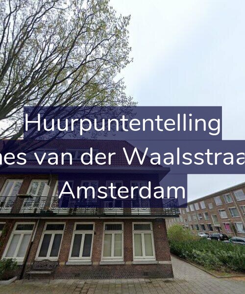 Foto gevel Huurpuntentelling voor Johannes van der Waalsstraat 53-1, Amsterdam