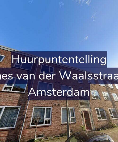 Foto gevel Huurpuntentelling voor Johannes van der Waalsstraat 16-2, Amsterdam