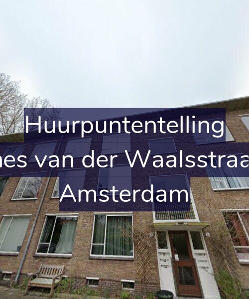 Foto gevel Huurpuntentelling voor Johannes van der Waalsstraat 36-2, Amsterdam