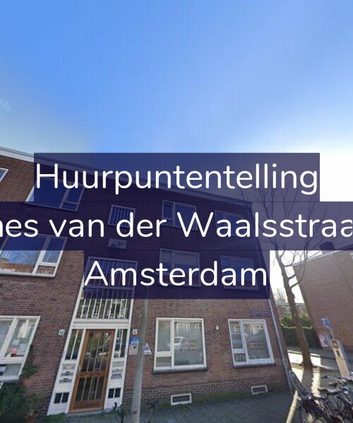 Foto gevel Huurpuntentelling voor Johannes van der Waalsstraat 62-1, Amsterdam