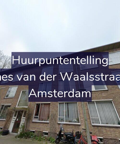 Foto gevel Huurpuntentelling voor Johannes van der Waalsstraat 34-1, Amsterdam