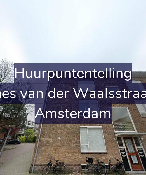 Foto gevel Huurpuntentelling voor Johannes van der Waalsstraat 60-1, Amsterdam