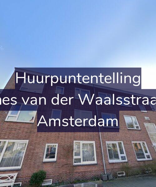 Foto gevel Huurpuntentelling voor Johannes van der Waalsstraat 78-2, Amsterdam