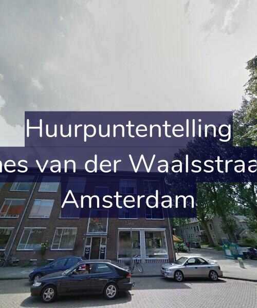 Foto gevel Huurpuntentelling voor Johannes van der Waalsstraat 42-1, Amsterdam