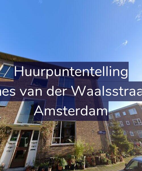 Foto gevel Huurpuntentelling voor Johannes van der Waalsstraat 22-2, Amsterdam
