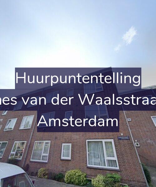 Foto gevel Huurpuntentelling voor Johannes van der Waalsstraat 20-2, Amsterdam