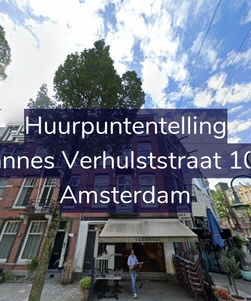 Foto gevel Huurpuntentelling voor Johannes Verhulststraat 105-2, Amsterdam
