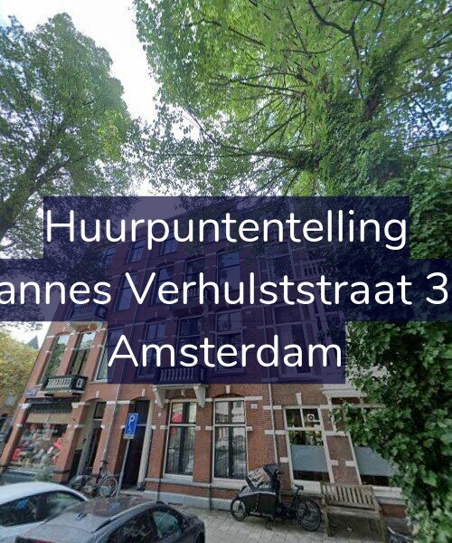 Foto gevel Huurpuntentelling voor Johannes Verhulststraat 37-2, Amsterdam