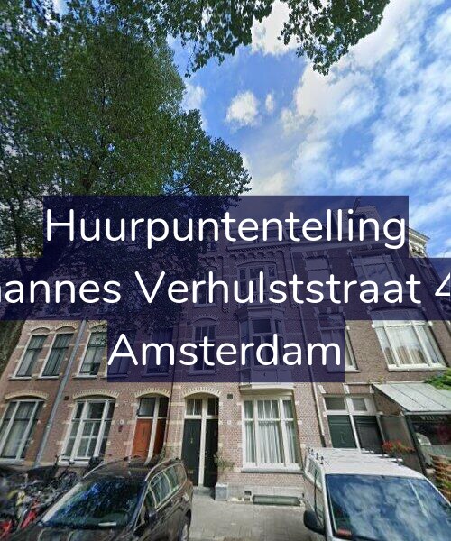 Foto gevel Huurpuntentelling voor Johannes Verhulststraat 4-H, Amsterdam