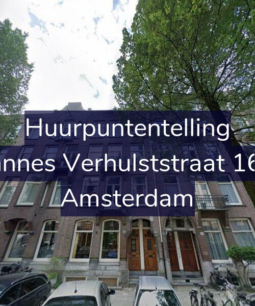 Foto gevel Huurpuntentelling voor Johannes Verhulststraat 167-2, Amsterdam