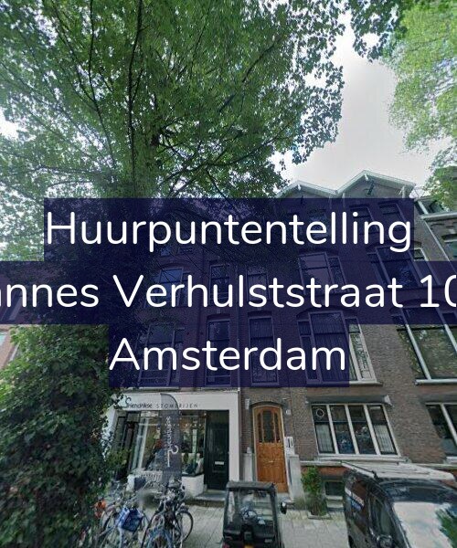 Foto gevel Huurpuntentelling voor Johannes Verhulststraat 109-2, Amsterdam