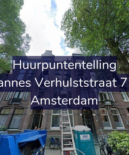 Foto gevel Huurpuntentelling voor Johannes Verhulststraat 77-H, Amsterdam