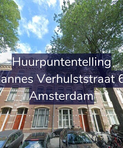 Foto gevel Huurpuntentelling voor Johannes Verhulststraat 6-H, Amsterdam
