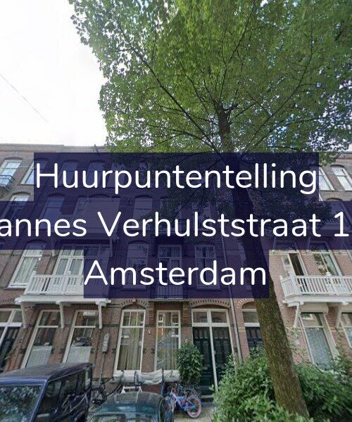 Foto gevel Huurpuntentelling voor Johannes Verhulststraat 13-2, Amsterdam