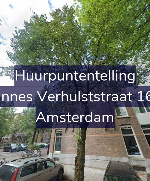 Foto gevel Huurpuntentelling voor Johannes Verhulststraat 168-1, Amsterdam